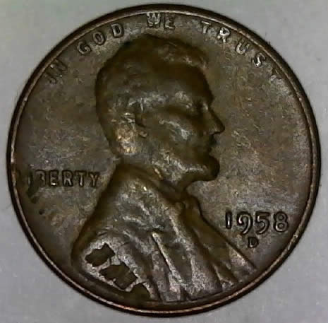1958-D-Lincoln-Wheat-Cent-With-Huge-Delamination!-Thank-You-Ramjethero!